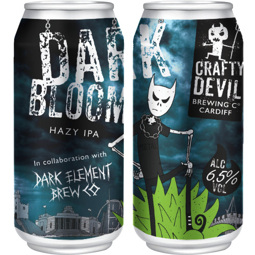 DARKBLOOM -  DDH Hazy IPA. 6.5%. 4 x 440ml Cans.