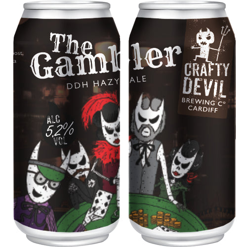 THE GAMBLER 5.2% DDH Hale Pale. 4 x440ml Cans